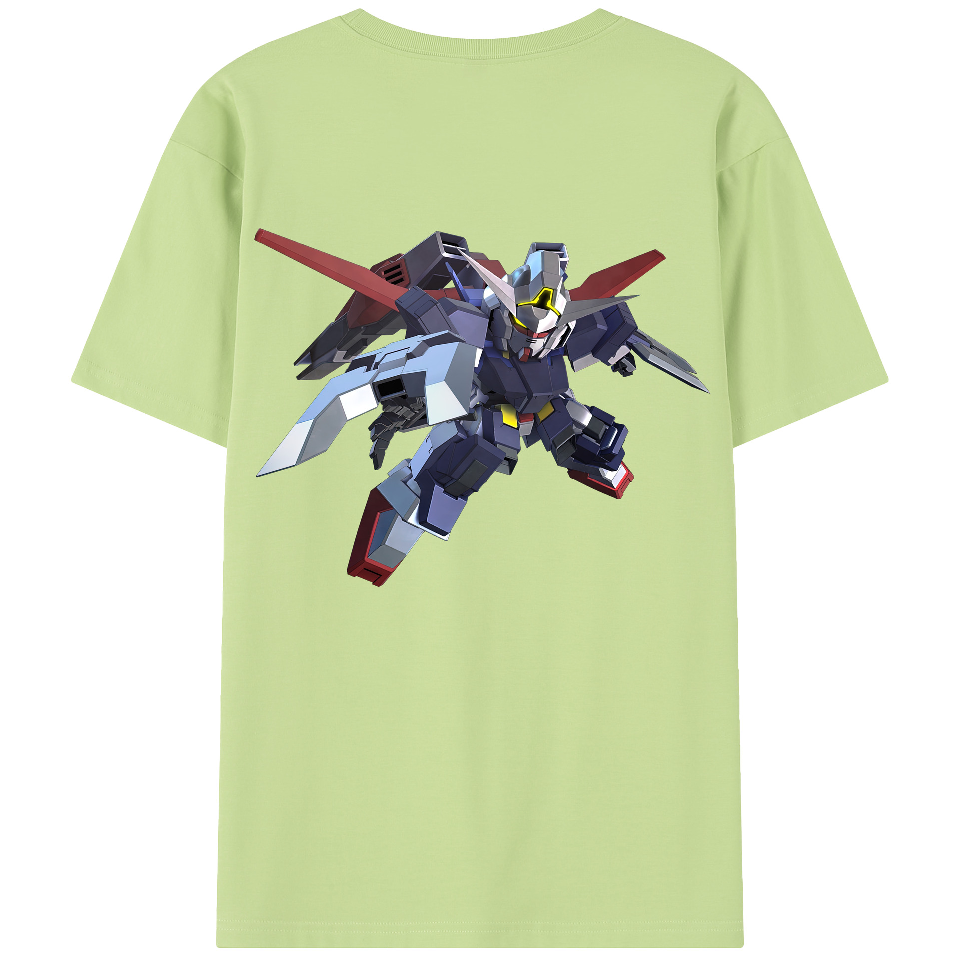 （画像用） 機動戦士ガンダム Mobile Suit Gundam 綿100％半袖Tシャツ（背面プリント）
